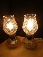 2 Glass Lamps