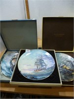 Royal Doulton Collector Plates Ships - qty 6