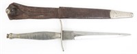 WWII FAIRBAIRN SYKES 1ST PATTERN KNIFE WITH SHEATH