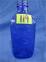 Cobalt blue Milk of Magnesia Phillips bottle