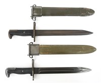 WWII US ARMY M1 SHORT BAYONET LOT OF 2