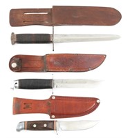 WWII TO COLD WAR US THEATER MADE FIGHTING KNIVES