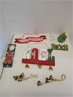 Lot of Christmas Bells, Signs , Decor
