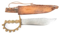 WWII TRENCH STYLE KNUCKLE DUSTER FIGHTING KNIFE