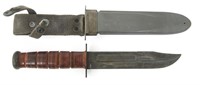WWII USN MARK2 FIGHTING UTILITY KNIFE BY KABAR