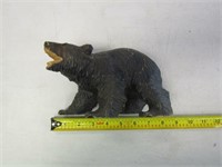8 IN Wood Carved Bear Made In Occupied Japan