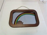 Vintage Rainbow Mirror - 16x11in