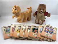1985 Teddy Ruxpin Storytelling Bear & Cassettes