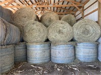 20 round bales 1st crop mixed grass hay
