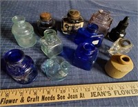 Assorted Vintage Ink Bottles
