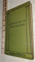 1917 A Treasury of War Poetry Book