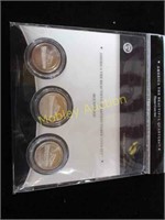 AMERICAN THE BEAUTIFUL QUARTERS THREE COIN SET