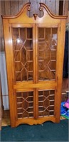 Exceptional Wooden Corner China Cabinet
