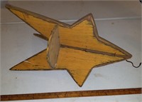 Primitive Wooden Star Shelf