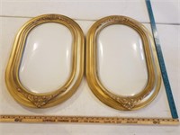 Gold Oval Frames
