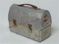 Vintage Thermos Brand Domed Metal Lunch Box