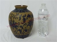Asian Ginger Jar Style Vase ~ 7.75" tall