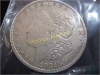 1921 MORGAN SILVER DOLLAR