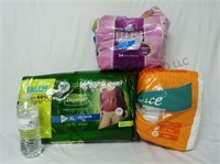 Adult Briefs & Pads ~ Opened Packs
