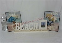 Beach Wall Plaques & Picture Frames