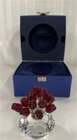 Swarovski Red Roses in Presentation Box