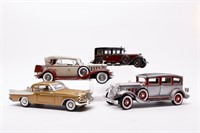 Lot of Four Diecast Scale Model Cars
