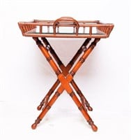 Furniture Rattan & Wood Bar / Drink Table