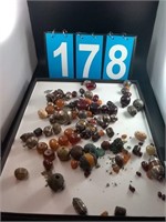 LARGE GROUPING AMBER & MORE BEADS