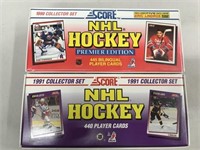 Sealed 1990 Score Set & 1991 Hockey Card Set