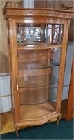 Exceptional Rounded Glass Display Cabinet