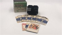 Viewmaster stereoscope with 5 Reels (missing 1