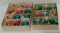 Vtg Glass Christmas Ornaments Made In Poland