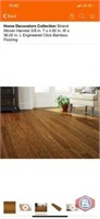 Bamboo flooring, 369 sq ft.