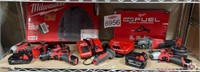 Milwaukee Assorted tools lot of 14 items