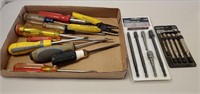 Masonry Bits, Wire Strippers, Screw Drivers,