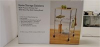 Home Storage Solutions Kitchen Cart w/ Cutting