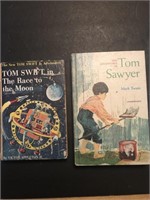 2 x Vintage Tom Sawyer books