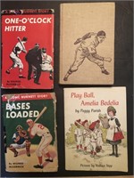 4 x Vintage Baseball Books