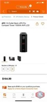 APC 10-Outlet Back-UPS Pro Compact Tower 1500VA
