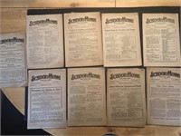9 x 1920's TORONTO School and Home Publications