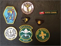 9 x Scouting Cloth Badges