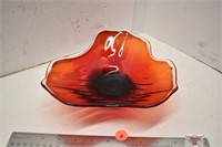 Red Glass Bowl