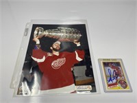 Signed Jamie Macoun Rookie Card and Print