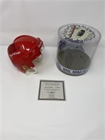 Signed NHL Mini Helmet with COA