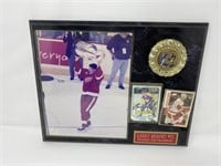 Larry Murphy #55 Plaque with Signature