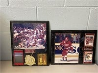 2 Detroit Red Wings Plaques