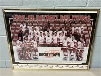 Signed Detroit Red Wings Poster