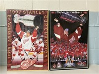2 Detroit Red Wing Posters