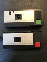 2 x Kodak Instamatic 20, 30 Cameras