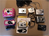 Collection of 8 x Digital Cameras